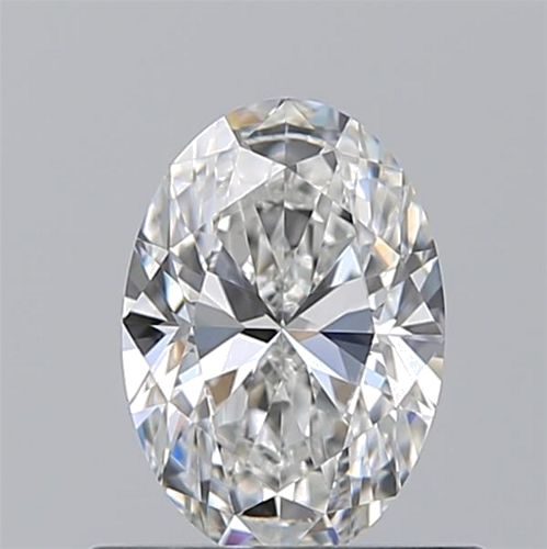 0.58 carat F-VVS1 Natūralus Oval Deimantas (1)
