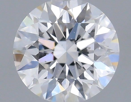 0.26 carat D-SI1 Very Good cut Natūralus Round Deimantas (1)