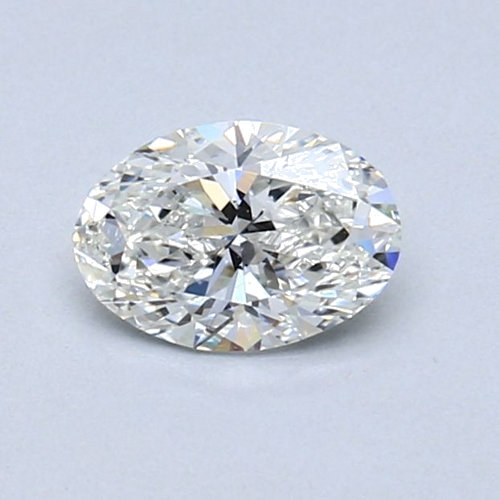 0.52 carat H-VS2 Natūralus Oval Deimantas (1)