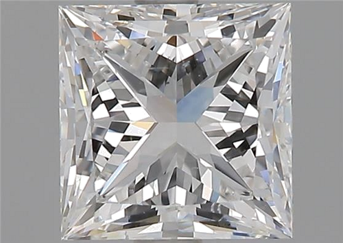 1.84 carat F-SI1 Natūralus Princess Deimantas (1)