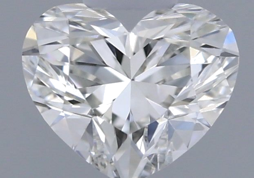 0.32 carat H-VVS2 Natūralus Heart Deimantas (1)
