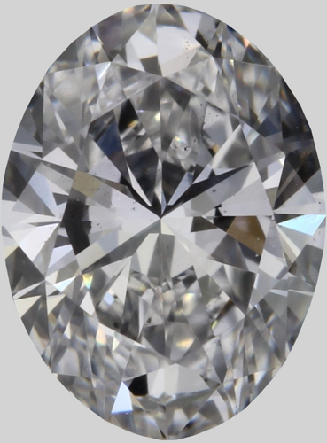 0.41 carat E-SI1 Natūralus Oval Deimantas (1)