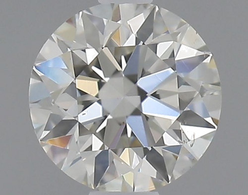 0.51 carat I-SI1 Excellent cut Natūralus Round Deimantas (1)