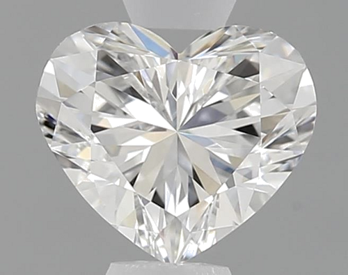 0.55 carat F-VS1 Natūralus Heart Deimantas (1)
