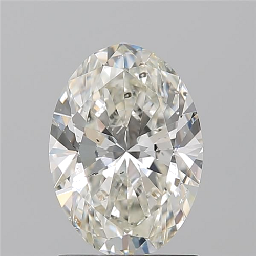 1.5 carat J-SI2 Natūralus Oval Deimantas (1)