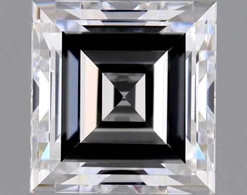 0.51 carat D-VVS2 Natūralus Square Radiant Deimantas (1)