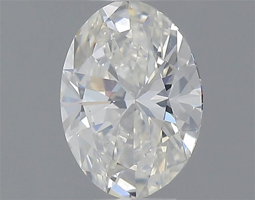 0.6 carat H-SI1 Natūralus Oval Deimantas (1)