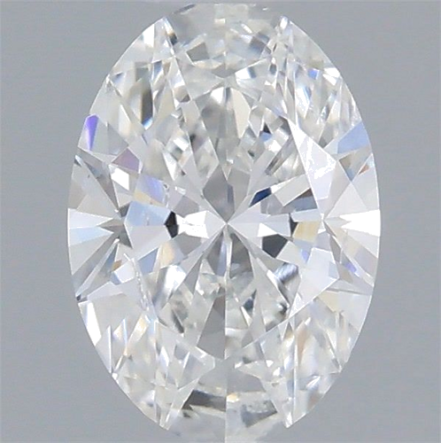 0.5 carat F-SI2 Natūralus Oval Deimantas (1)