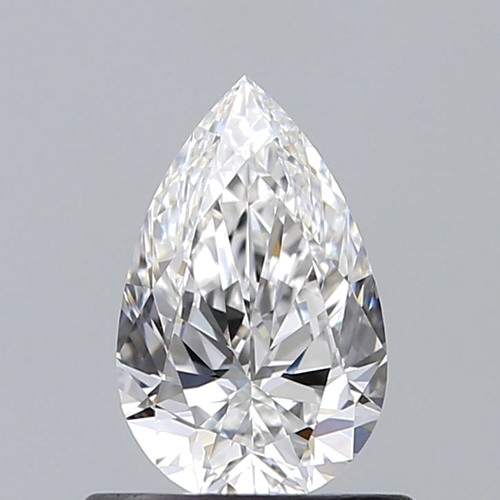 0.61 carat E-VVS2 Natūralus Pear Deimantas (1)