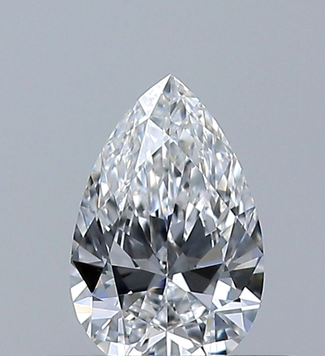 0.33 carat E-IF Natūralus Pear Deimantas (1)