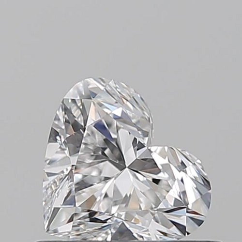 0.52 carat E-VVS2 Natūralus Heart Deimantas (1)