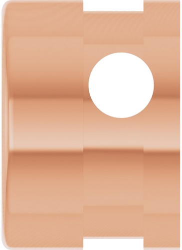 Pakabukas „Bezel-Set Solitaire“ 14k rose gold Round 5.6mm (3)