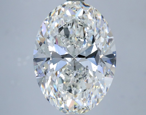 4.01 carat G-SI1 Natūralus Oval Deimantas (1)