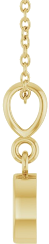 Pakabukas „Bezel-Set Cabochon“ 14k yellow gold Oval 5mm x 3mm (3)