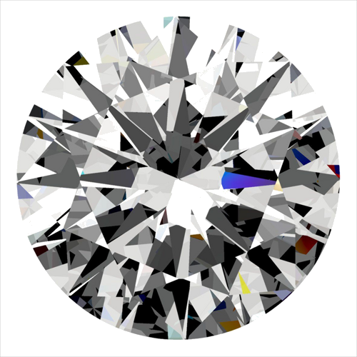0.3 carat D-VS1 Very Good cut Natūralus Round Deimantas (1)
