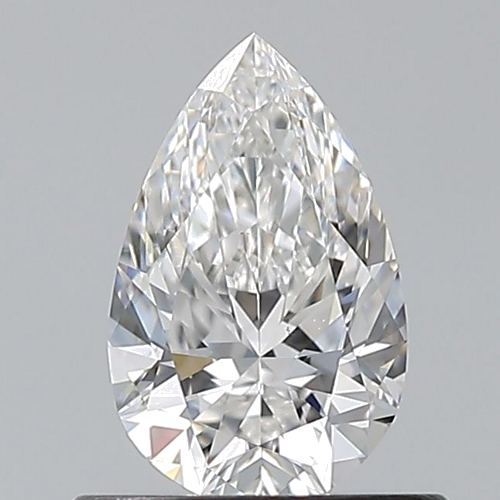 0.6 carat F-VS1 Natūralus Pear Deimantas (1)