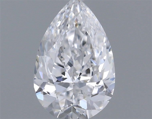 0.4 carat D-VS1 Natūralus Pear Deimantas (1)