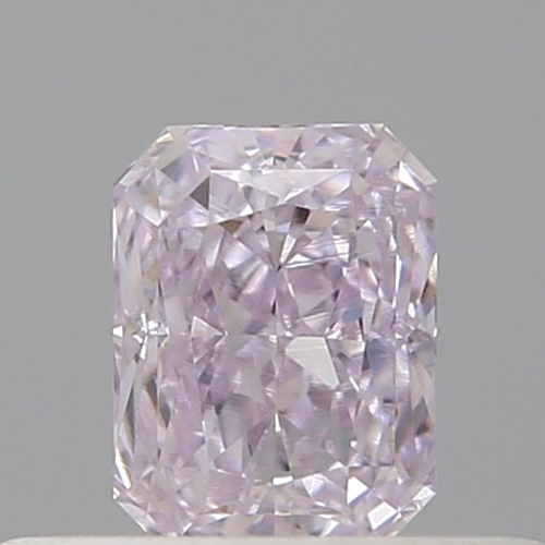 0.3 carat Light Pink-VVS2 Natūralus Radiant Deimantas (1)