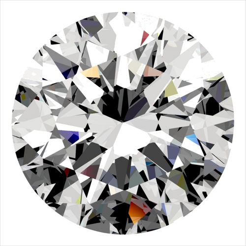 0.4 carat G-VVS2 Excellent cut Natūralus Round Deimantas (1)