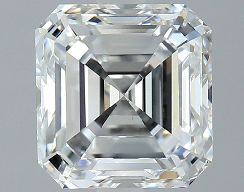 2.5 carat F-VS2 Natūralus Asscher Deimantas (1)