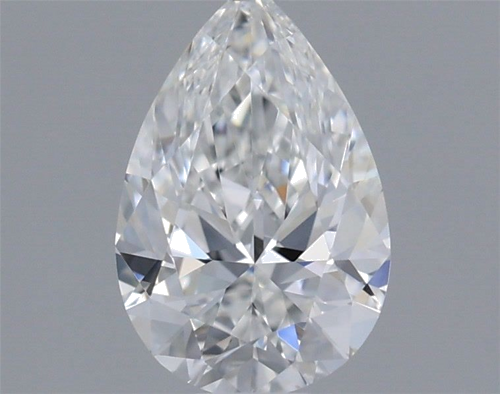 0.5 carat E-VS1 Natūralus Pear Deimantas (1)