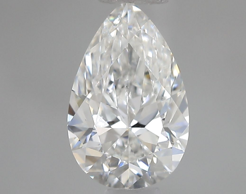 0.58 carat G-SI1 Natūralus Pear Deimantas (1)
