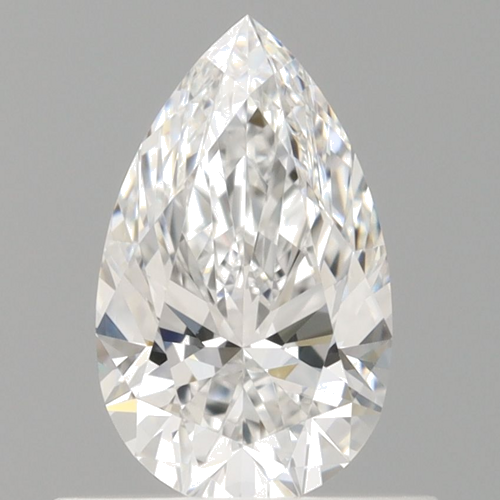 0.6 carat E-VVS2 Natūralus Pear Deimantas (1)