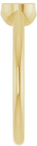 Sužadėtuvių Žiedas „Half-Bezel Solitaire“ 14k yellow gold Round 4.8mm (4)