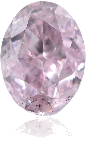 0.24 carat Fancy  Pink-SI2 Natūralus Oval Deimantas (1)