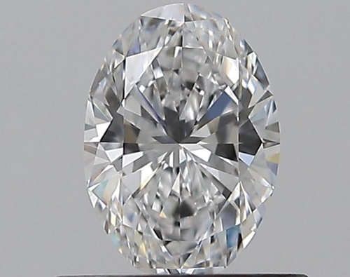0.5 carat D-VVS2 Natūralus Oval Deimantas (1)