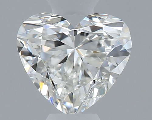 0.32 carat G-VVS1 Natūralus Heart Deimantas (1)