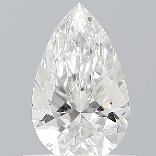 0.51 carat E-SI1 Natūralus Pear Deimantas (1)