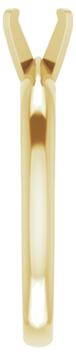 Sužadėtuvių Žiedas „Solitaire“ 14k yellow gold Square 3.75mm (4)