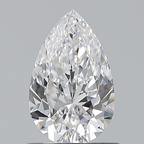 0.7 carat D-VS2 Natūralus Pear Deimantas (1)