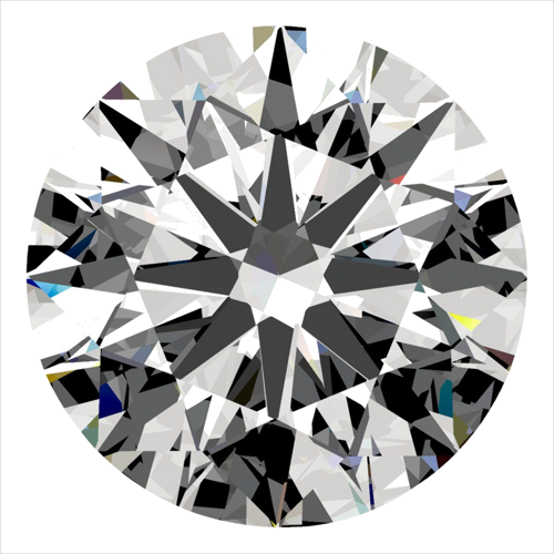 0.32 carat F-VVS1 Excellent cut Natūralus Round Deimantas (1)
