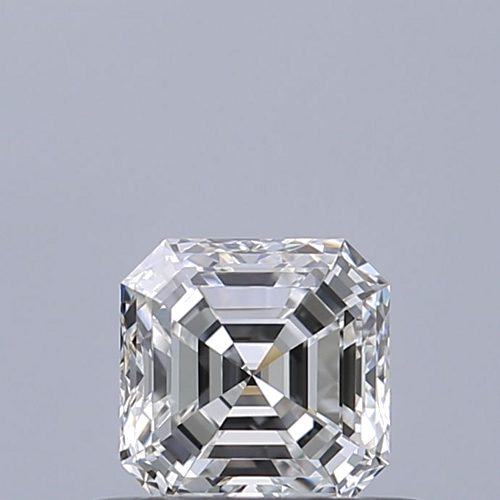 0.42 carat F-VVS1 Natūralus Asscher Deimantas (1)
