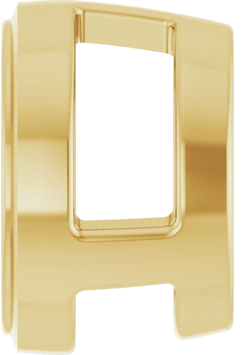 14K Yellow 6 mm Round Slide Pendant Mounting (3)