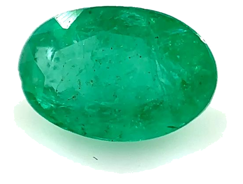 0.43 carat GREEN Oval Smaragdas (1)