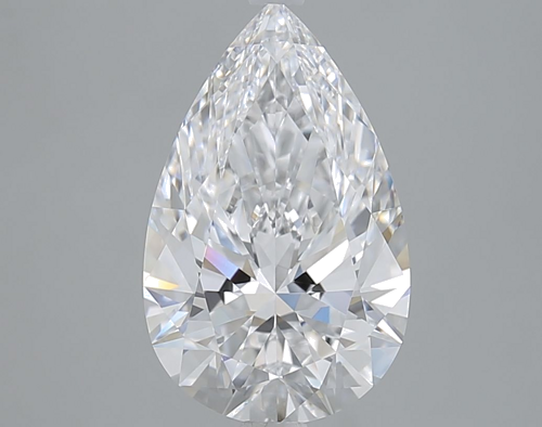 3.3 carat D-FL Natūralus Pear Deimantas (1)
