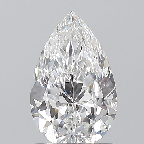 1.0 carat D-VVS2 Natūralus Pear Deimantas (1)