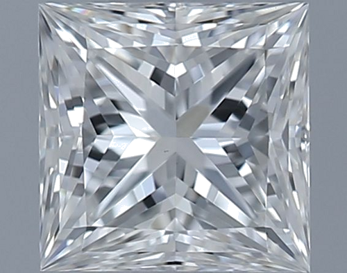 0.38 carat F-VS1 Natūralus Princess Deimantas (1)