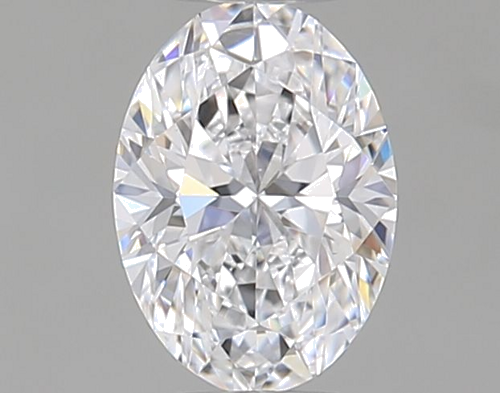 0.38 carat D-VS1 Natūralus Oval Deimantas (1)