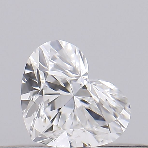 0.18 carat F-SI1 Natūralus Heart Deimantas (1)