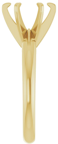 Sužadėtuvių Žiedas „Heavyweight Solitaire“ 14k yellow gold Round 8mm (4)