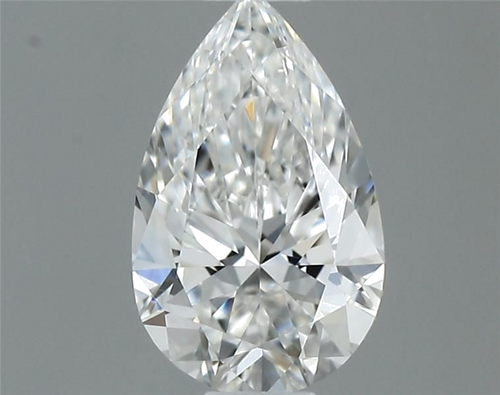 0.4 carat F-IF Natūralus Pear Deimantas (1)