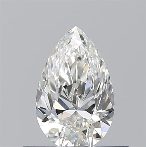 0.5 carat H-VS2 Natūralus Pear Deimantas (1)