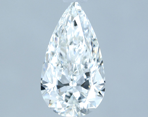 1.01 carat G-IF Natūralus Pear Deimantas (1)