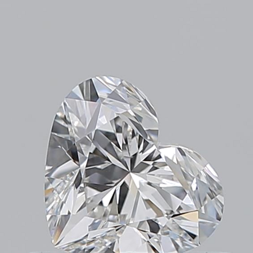 0.54 carat F-VS2 Natūralus Heart Deimantas (1)