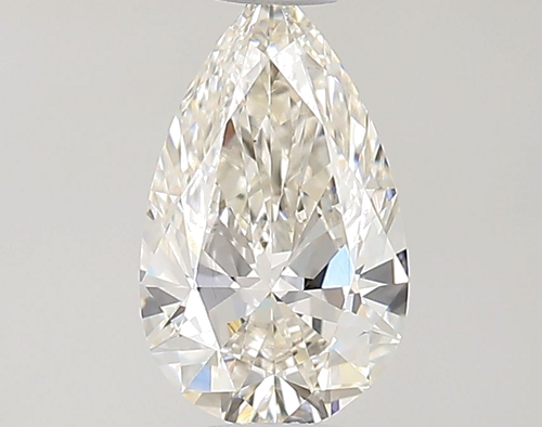 0.54 carat I-VVS2 Natūralus Pear Deimantas (1)