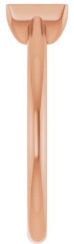 Sužadėtuvių Žiedas „Half-Bezel Solitaire“ 14k rose gold Square 4.5mm (4)